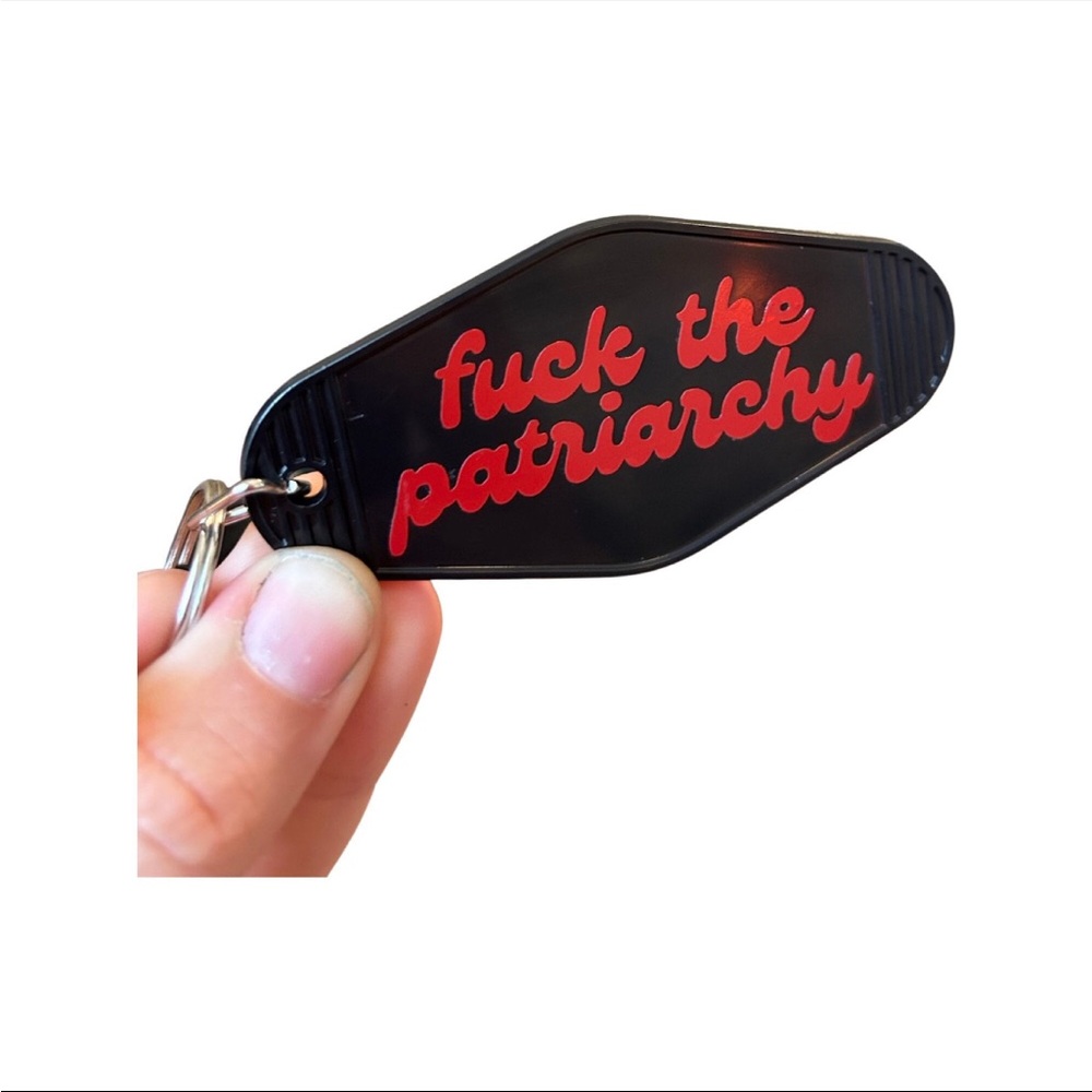 F the Patriarchy Taylor Swift keychain